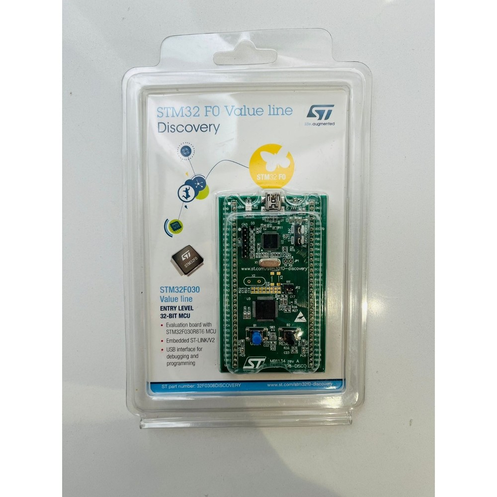 STM32F0 Discovery 32-bit ARM Cortex-M0 Eval Board New Unused